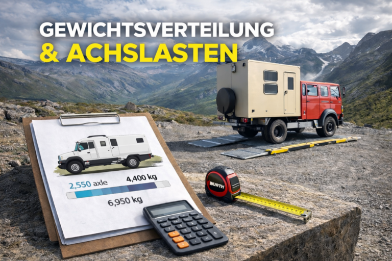 🚚 Gewichtsverteilung und Achslasten berechnen 🧮